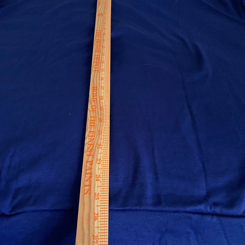 Blue New York Football Graphic Tee Size 2XL Long Sleeve Haute Edition NWT - Picture 5 of 5